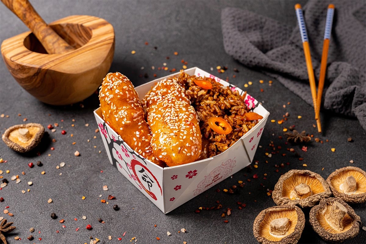 Pui Caramelizat + 1 sos la alegere - imagine 2